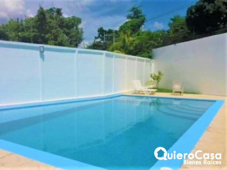 Hermosa casa amueblada en renta en Santo Domingo