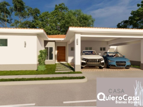 Preciosa casa nueva en venta en Santo Domingo