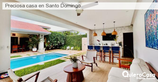 Preciosa casa en Santo Domingo